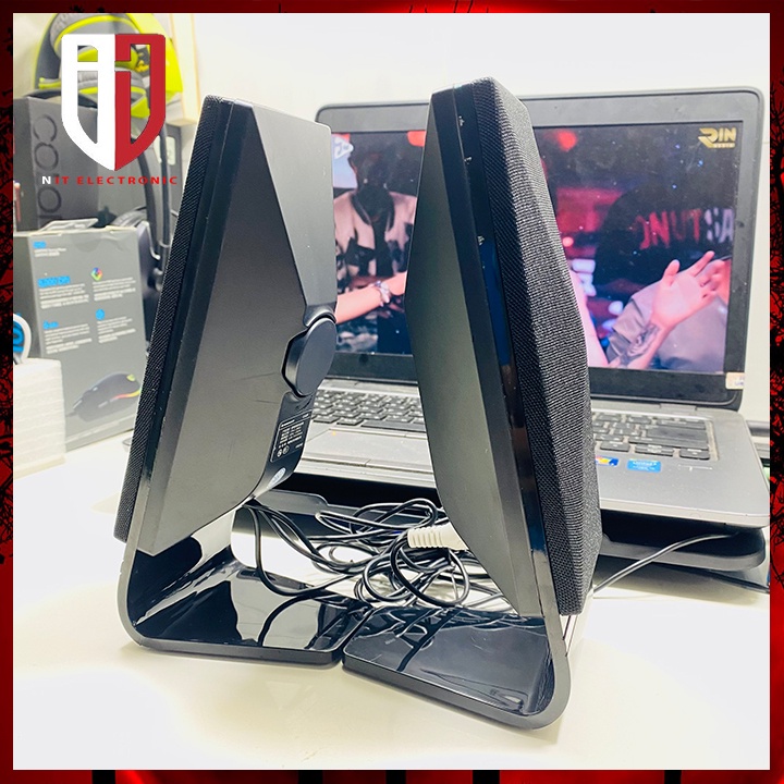 Loa máy tính laptop để bàn có dây mini cao cấp 2.0 LENOVO 1520 loa vi tính pc