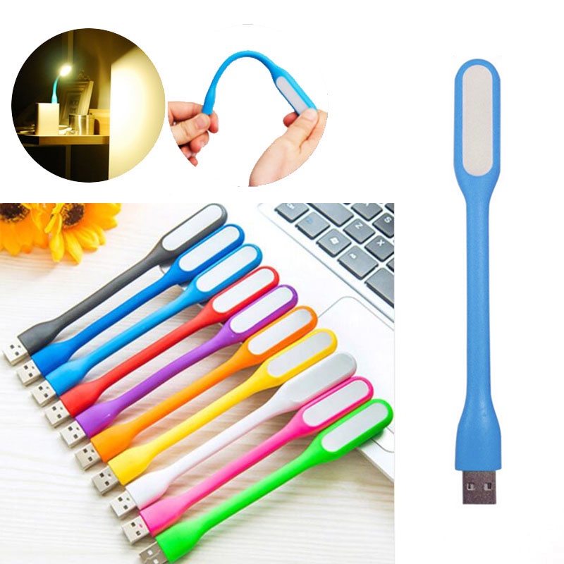 20 Chiếc Di Động USB 5V LED Đọc Sách Mini Sách Ngủ Có Thể Gập Lại Cắm Trại Đèn Bàn Cho Power Bank PC