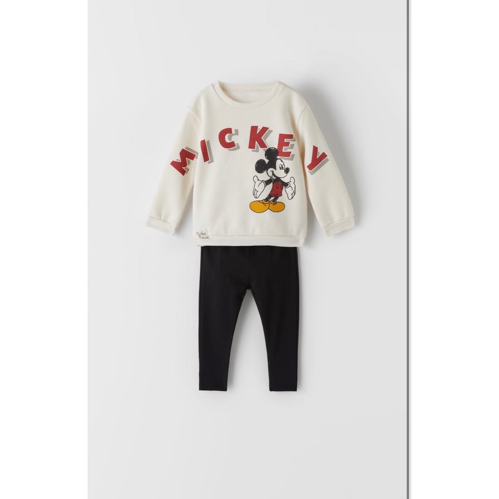 Set bộ Zara Mickey trai gái đều mặc được