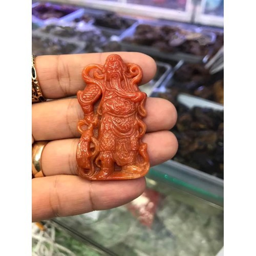 MẶT DÂY MÀU HUYẾT CHẠM QUAN CÔNG- HÀNG VIP- TẶNG KÈM DÂY ĐEO