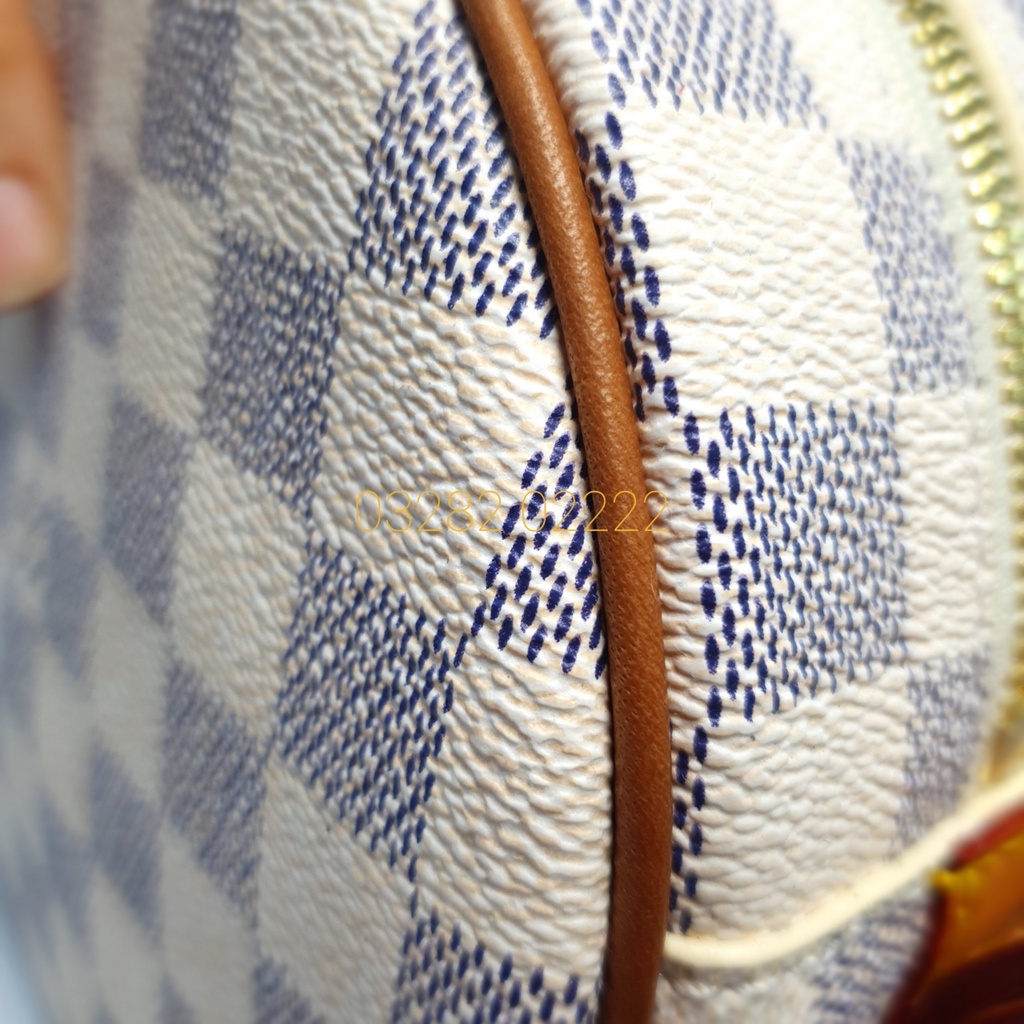 IV. Túi xách LV dáng tròn ô trắng si Nhật xịn sò
