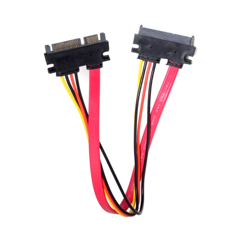 Cáp mở rộng Sata kết hợp nguồn dữ liệu đầu cắm SATA 22 pin sang cổng cắm dài 30cm/50cm
