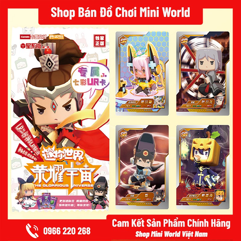 Thẻ Bài Mini World SS2 [Gửi 1 Gói Ngẫu Nhiên, 6 Thẻ Bài]