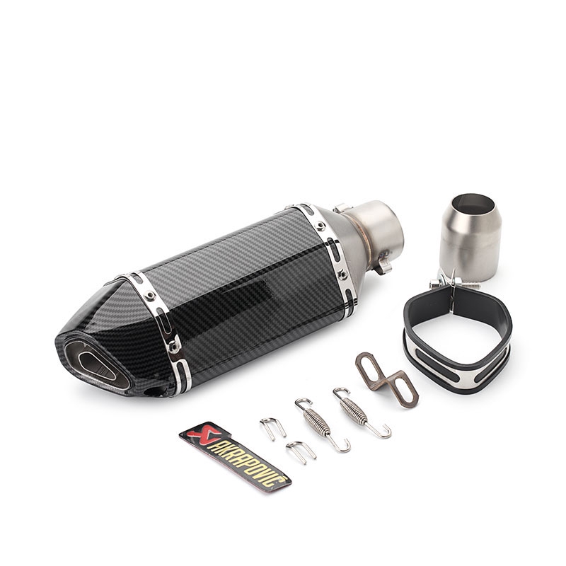 Ống Xả Bằng Sợi Carbon Cho Xe Mô Tô 38-51MM