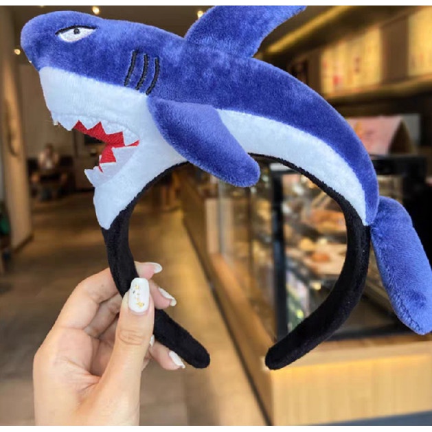 CÀI TÓC CÁ MẬP XANH DƯƠNG DỄ THƯƠNG CÁ TÍNH CHO NỮ