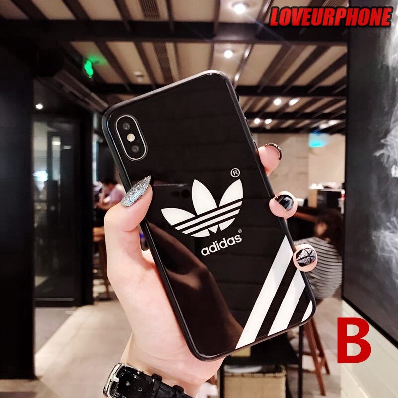 Ốp điện thoại cường lực in hình thương hiệu Nike / Adidas cho Xiaomi Mi6 Mi6X Mi8 Mi8Lite Mi9