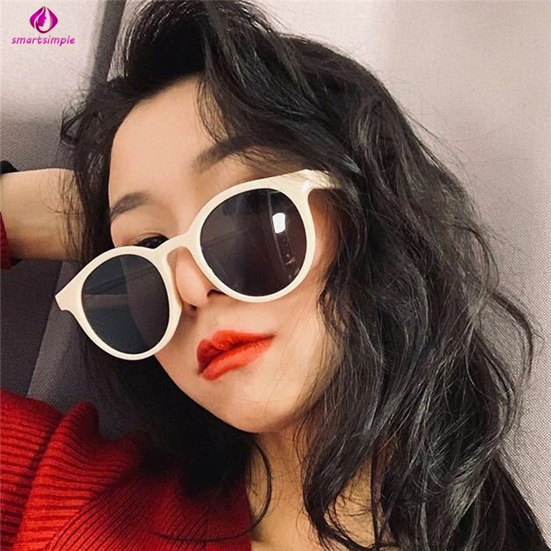 Kính mát gọng tròn phong cách cổ điển cho nam và nữ