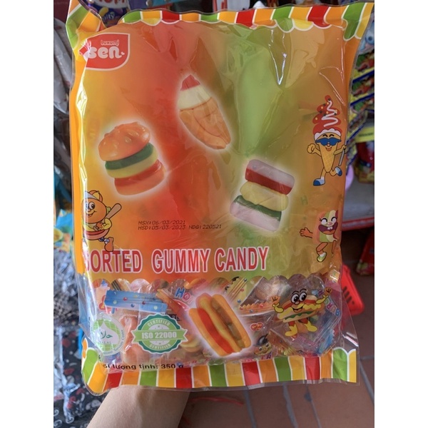 KẸO DẺO ASSORTED GUMMY CANDY RISEN 350G