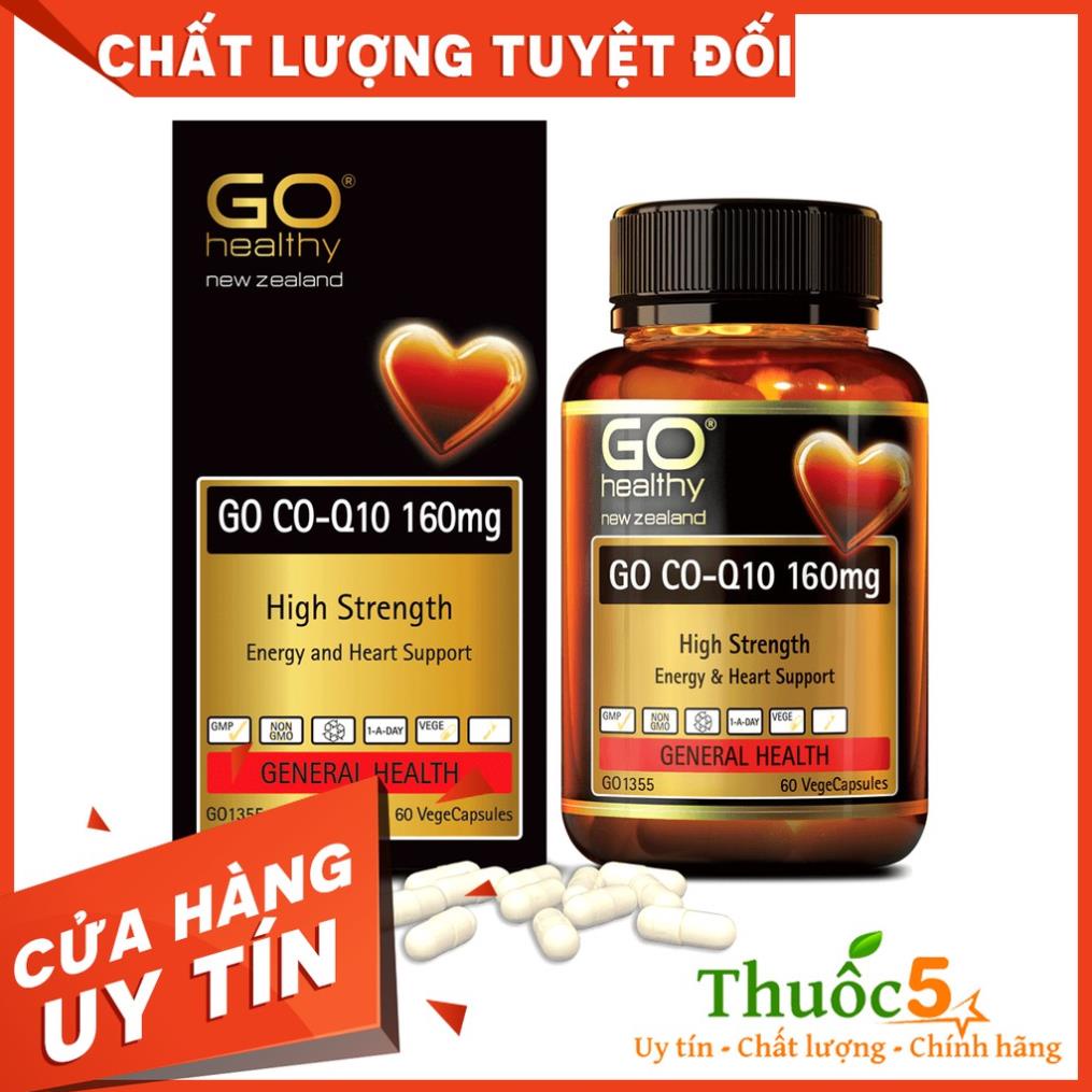 [GIÁ GỐC] GO CO-Q10 160mg viên uống hỗ trợ tim mạch, hộp 30 viên