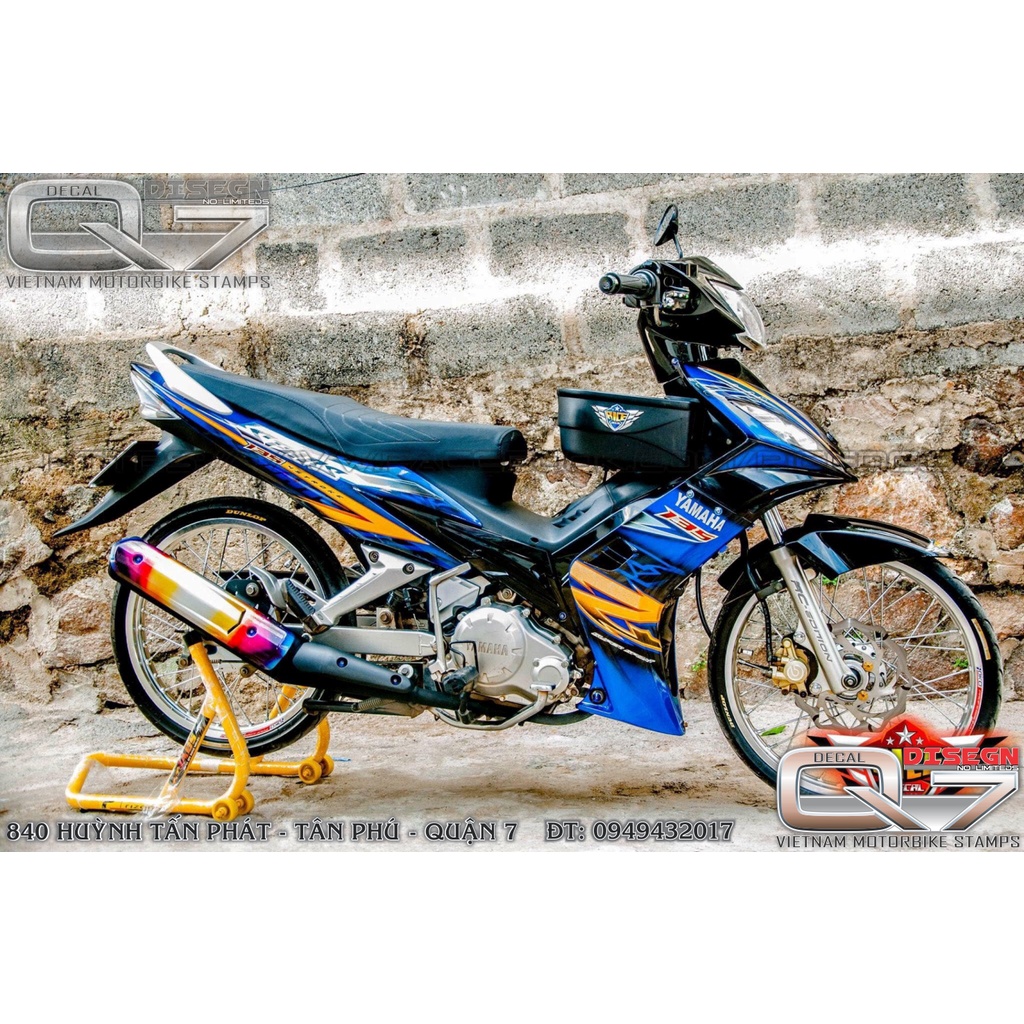TEM RỜI EXCITER 2010 XANH ĐEN