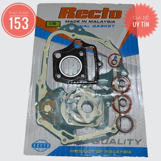 Bộ Ron máy xe CUP 50cc - Gioăng xe máy - PHỤ TÙNG 153