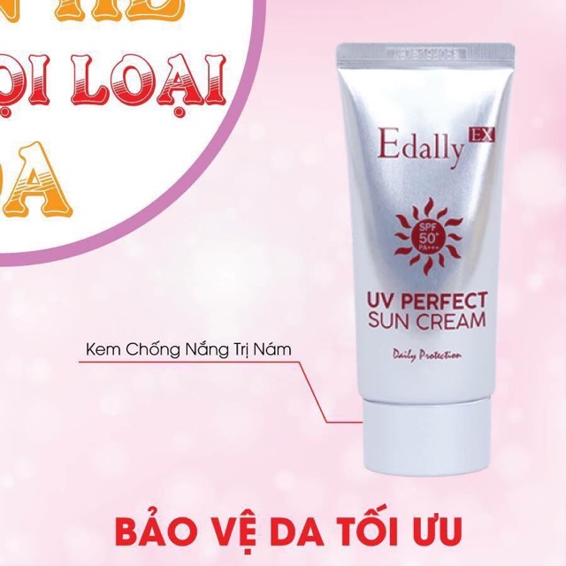 Kem chống nắng ngăn ngừa nám hoàn hảo Edally - UV Perfect Sun Cream SPF50+/PA+++