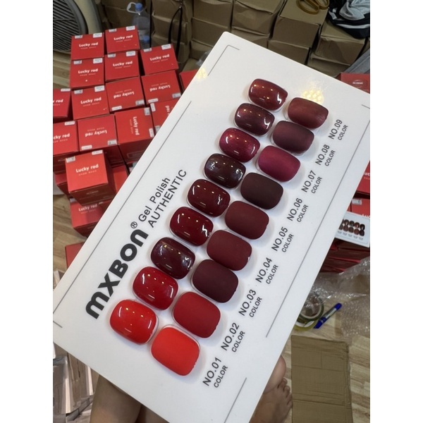 Sét sơn mxbon đỏ