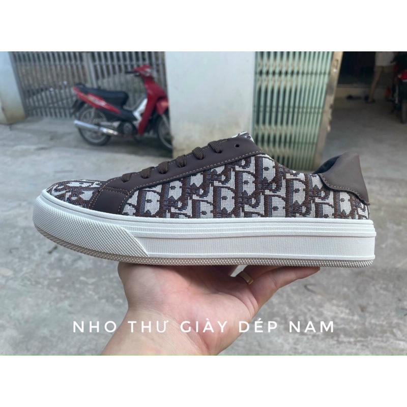 Giày thể thao nam_Giày buộc dây dior 2021 hàng quảng châu full box