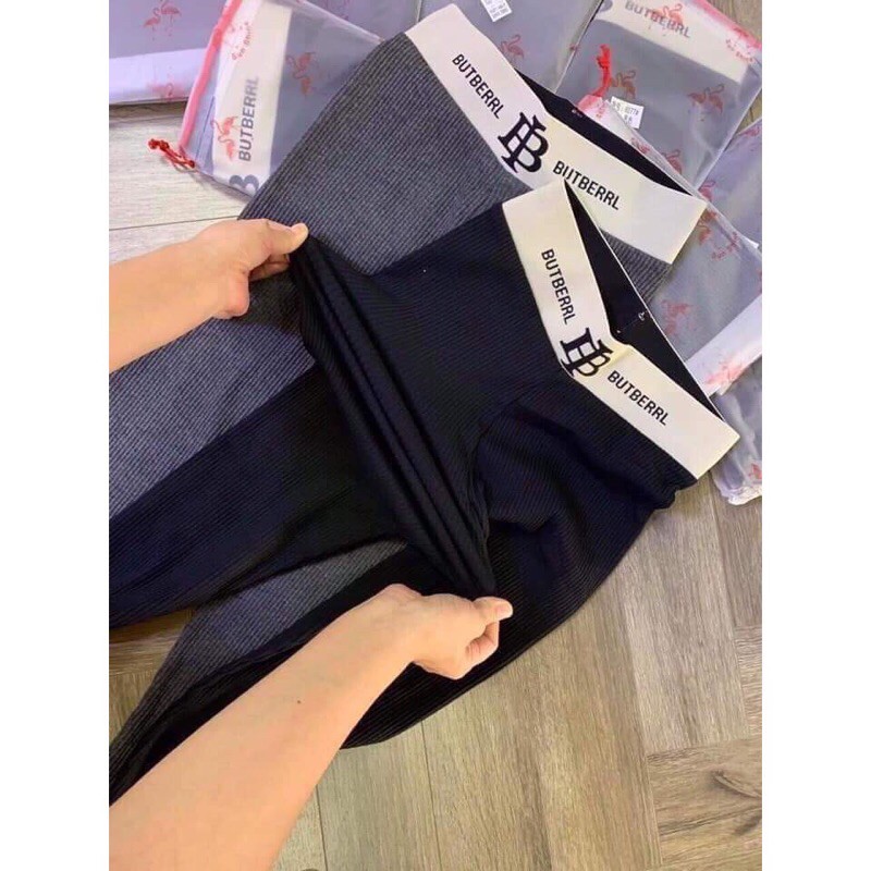 QUẦN LEGGING TĂM CẠP CHỮ LÓT LÔNG