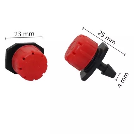 Đầu Béc Tưới Nhỏ Giọt 8 Tia Điều Chỉnh Được Lưu Lượng - Hệ Thống Tưới Tự Động