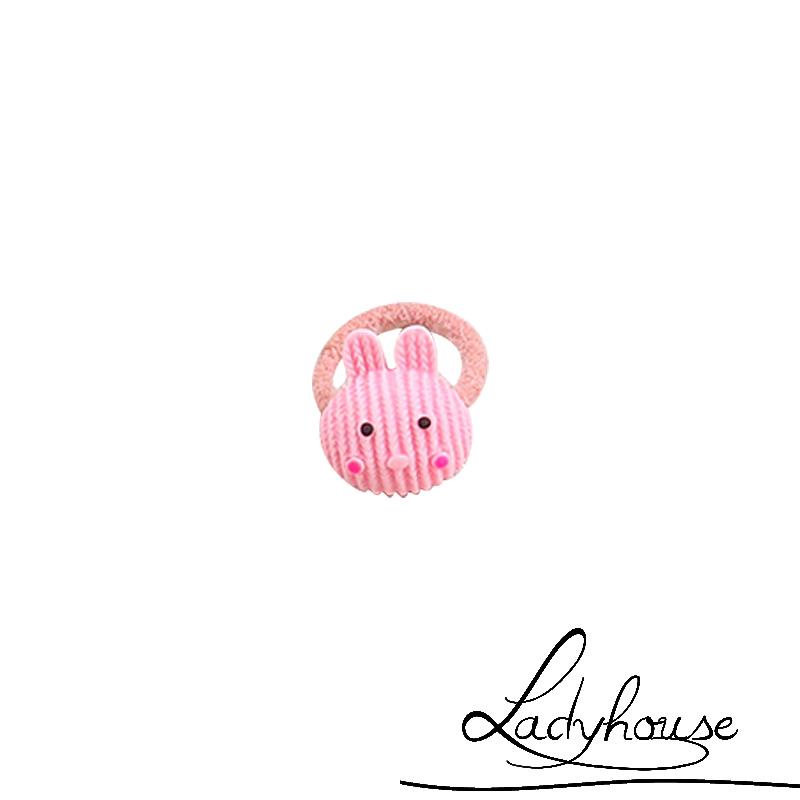 Dây Cột Tóc Co Giãn Trang Trí Hình Hoa Cúc/ Động Vật Hoạt Hình Cho Bé Gái