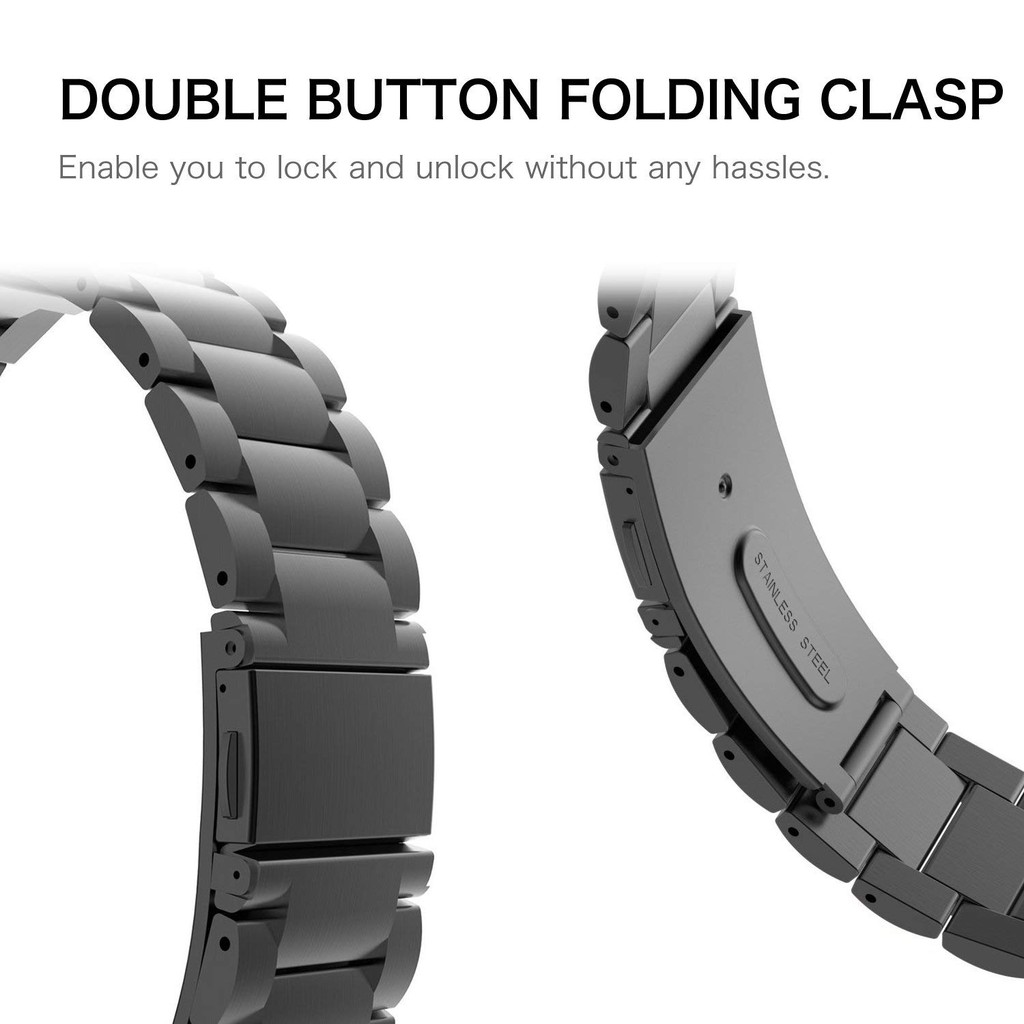 Dây Đeo Inox Cho Đồng Hồ Huawei Gt2 Pro 46mm 42mm Huawei Watch Gt 2e Honor Magic Watch 2