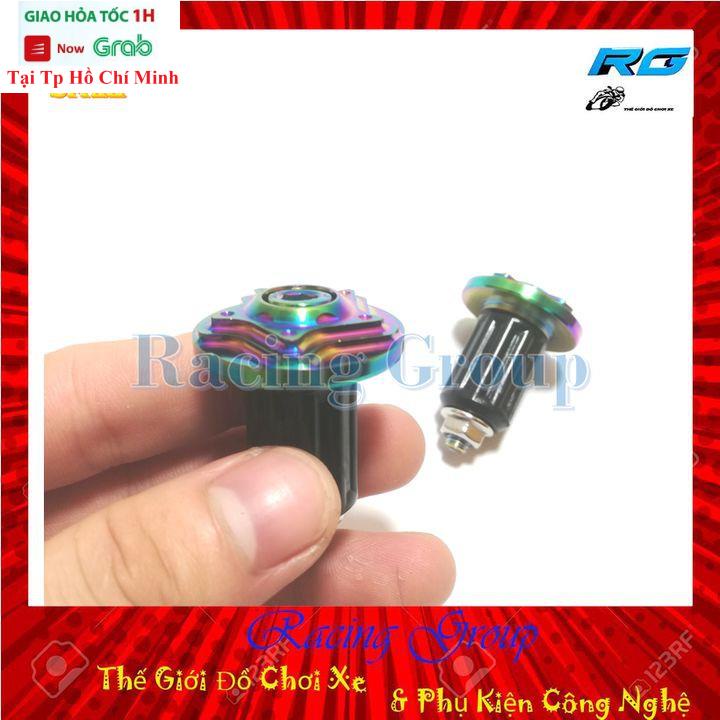 Gù Tay Lái Xe Máy Hình Ngôi Sao ( Màu Titan )