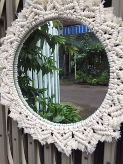 🌺 🌺  Gương tròn macrame - Sản phẩm dùng trang trí, đồ decor 🌺 🌺