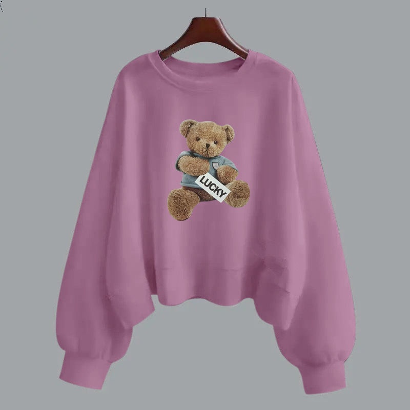 Áo Hoodies Tay Dài Chất Cotton Thời Trang Thu Đông Cho Phái Nữ