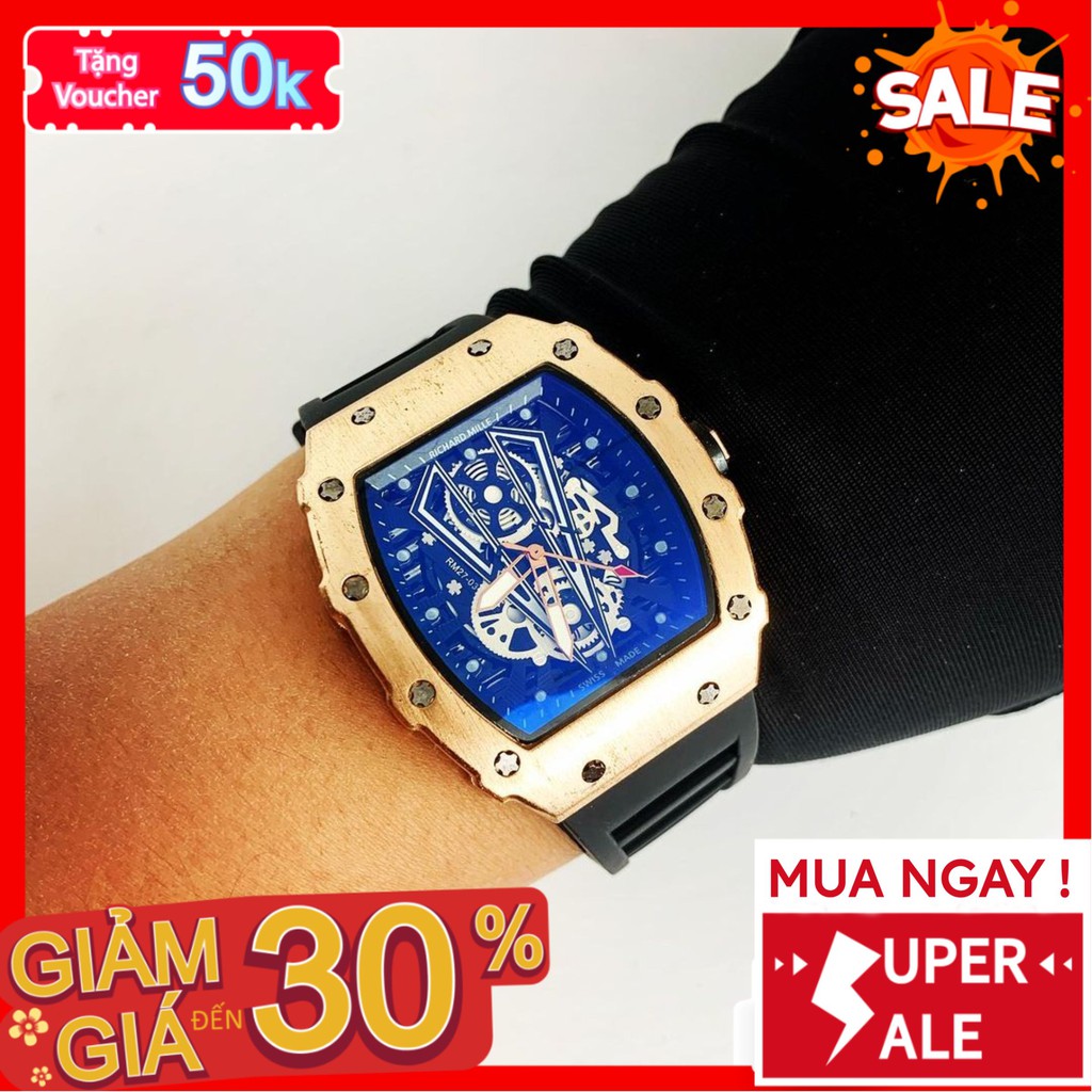 Đồng hồ nam - Đồng Hồ Dây Cao Su Chống Nước Chống Xước Máy Chuẩn Chất Liệu Cao Cấp Bảo Hành 6 Tháng 866 - 1199 Watches | BigBuy360 - bigbuy360.vn