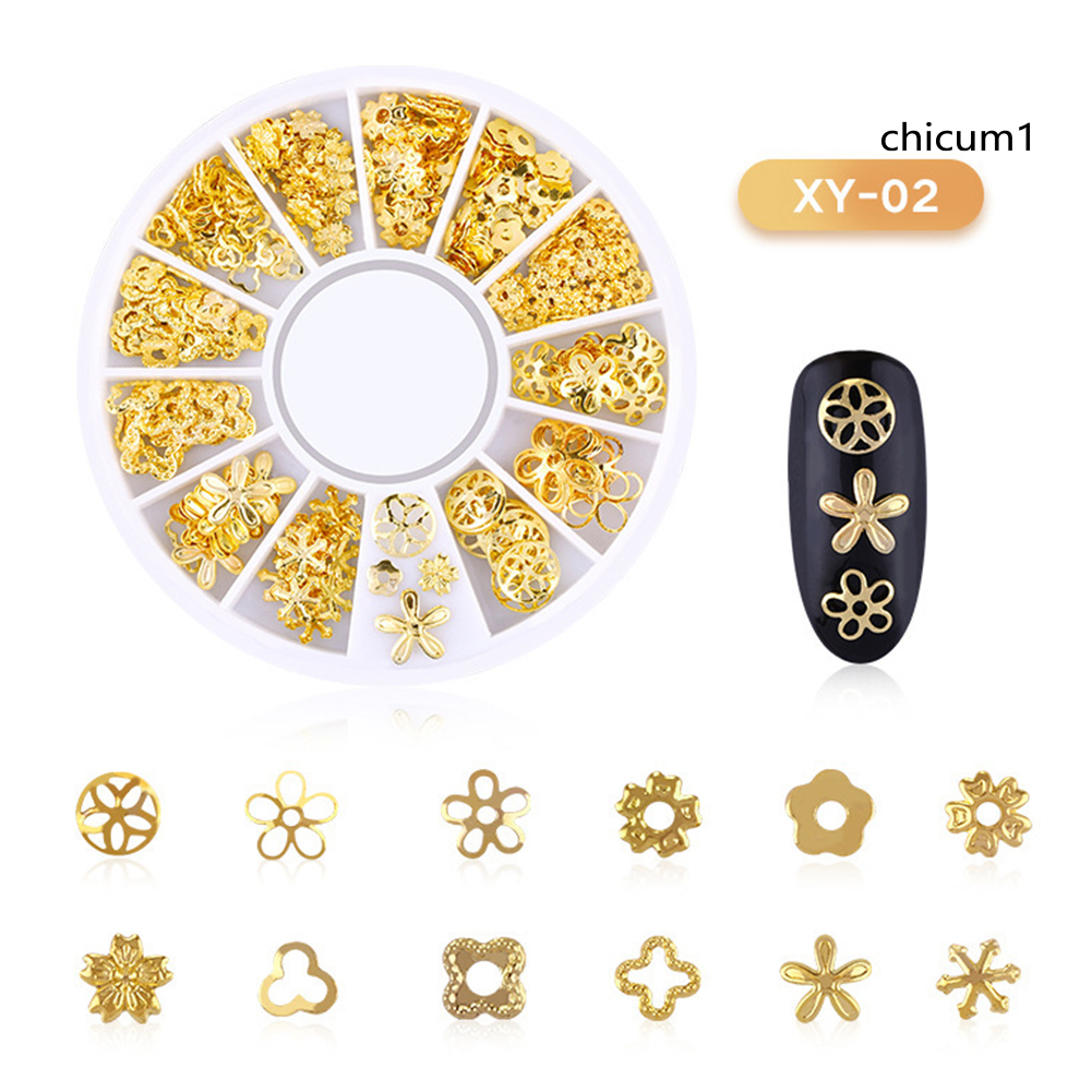 [Hàng mới về] Hộp phụ kiện trang trí móng tay 3d chất lượng cao