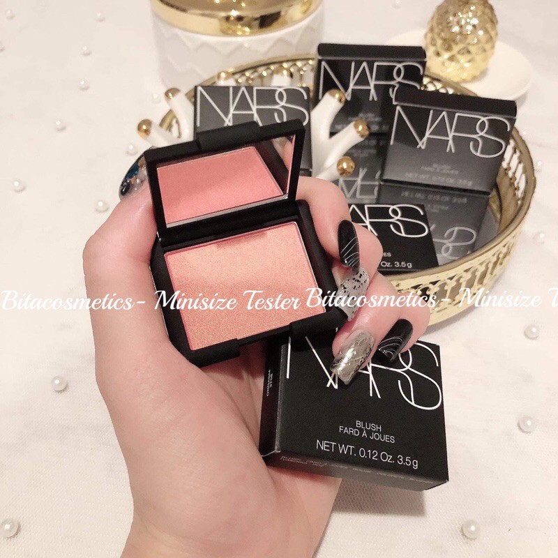 Má hồng Nars mini màu ORGASM 3,5g