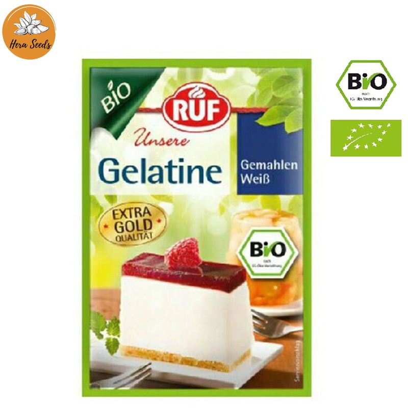 Bột Gelatin RUF Hữu Cơ Nhập Khẩu Úc Làm Thạch Rau Câu