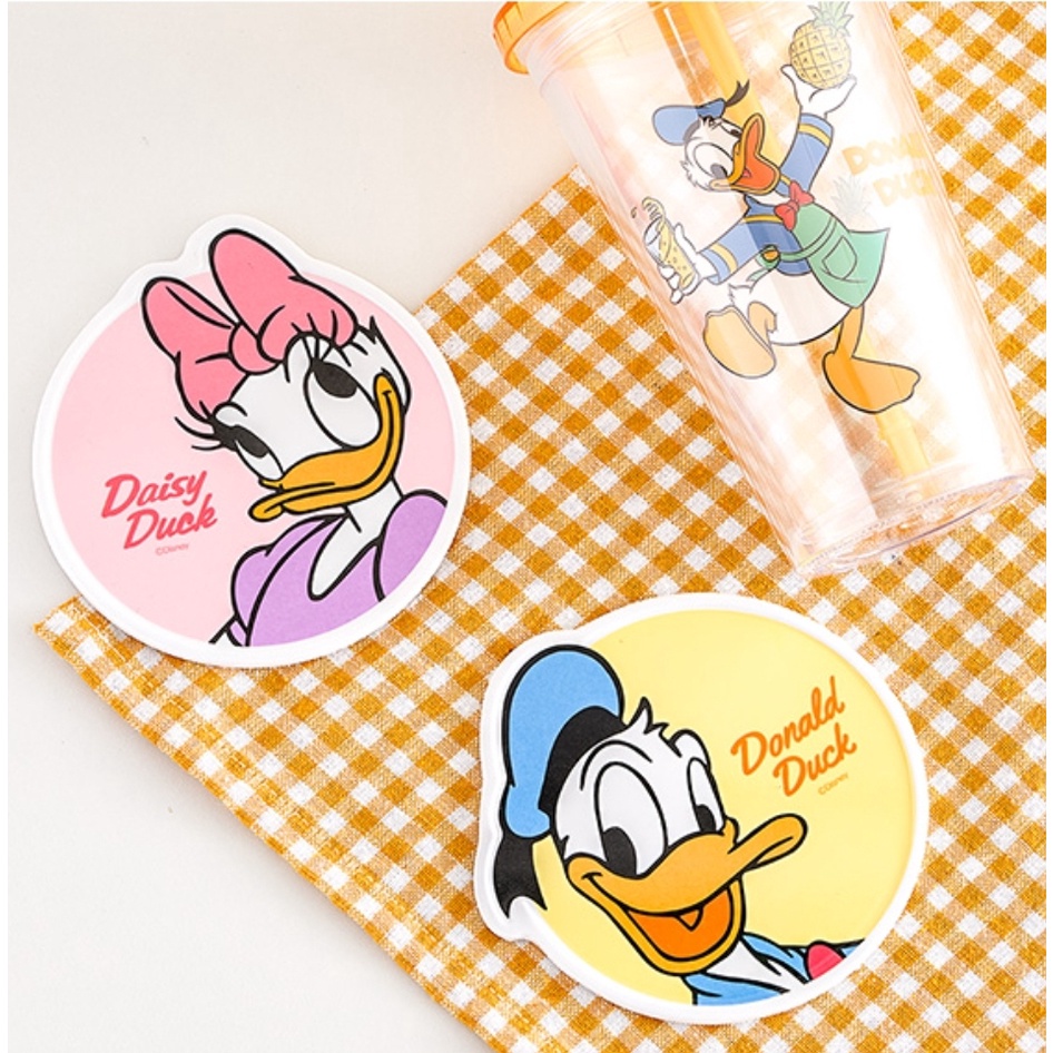 [DAISO Korea] Donald / Daisy Duck Coaster 11cm