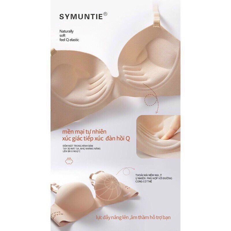 Cóc sê áo lót con LIHISU chất Su SYMUNTIE chính hãng cao cấp đệm bàn tay tôn giáng mút vừa nâng ngực êm ái dễ chịu AL04 | BigBuy360 - bigbuy360.vn