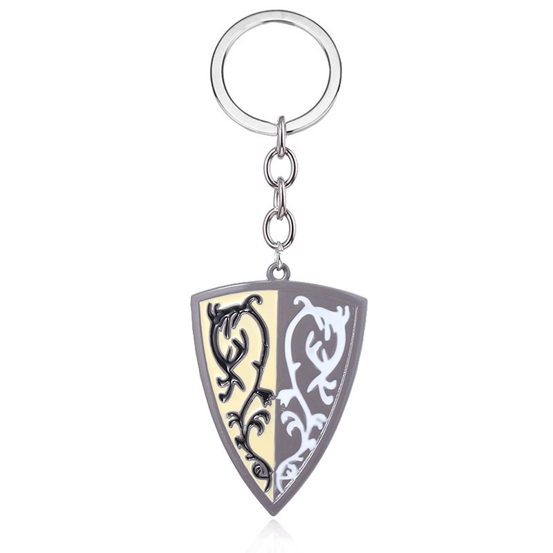 Móc khóa kim loại hình khiên phong cách Game Dark Souls