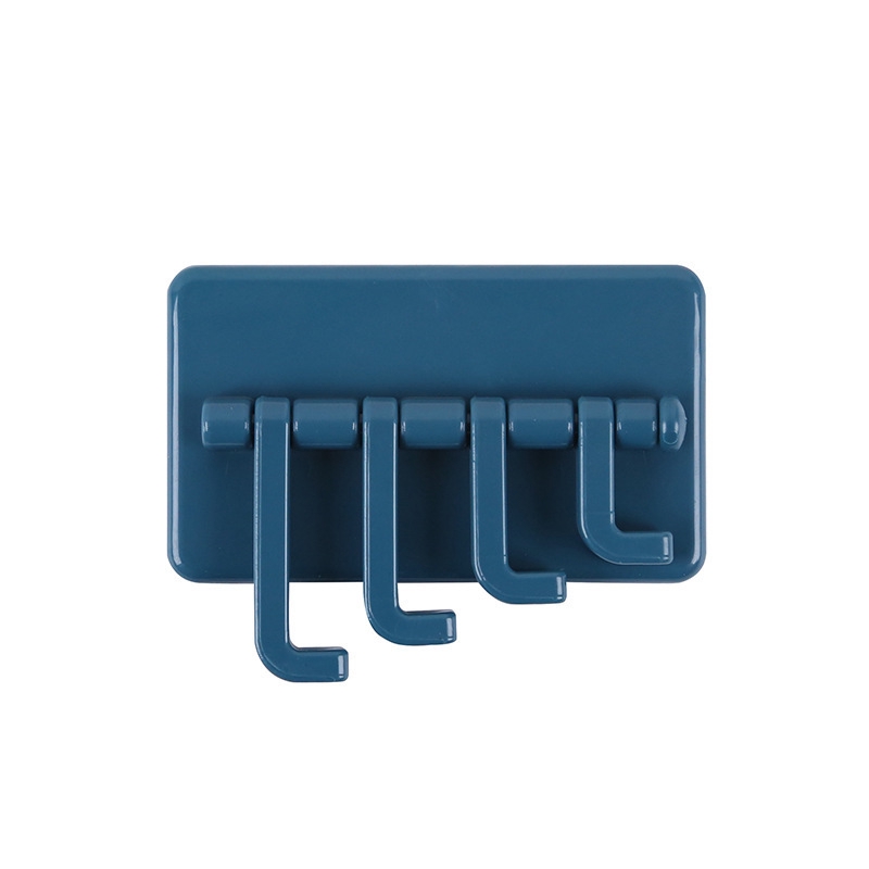 Móc Treo Đồ Dán Tường Bằng ABS Tự Dính Xoay Tiện Dụng Cho Nhà Bếp / Phòng Tắm