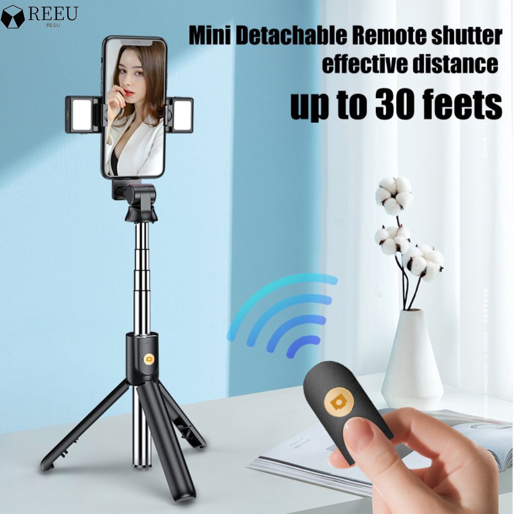 Chân Tripod Có Đèn Led Hỗ Trợ Chụp Ảnh Cho Iphone Xiaomi Samsung