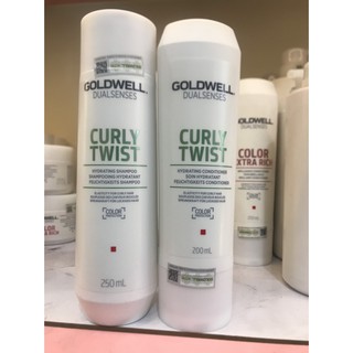 Dầu gội xả goldwell curly twist dành tóc uốn xoăn 250ml , 200ml