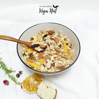 500gr granola nhiều hạt - ngũ cốc ăn sáng ăn kiêng hạnh nhân, hạt điều, - ảnh sản phẩm 1