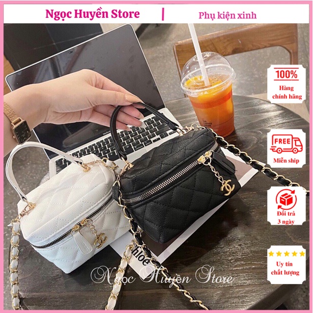 Túi Cầm Tay Chữ X Sang Chảnh Đi Chơi, Đi Tiệc- Túi Xách Nữ Dáng Hộp Trần Trám Hàng Đẹp Loại 1