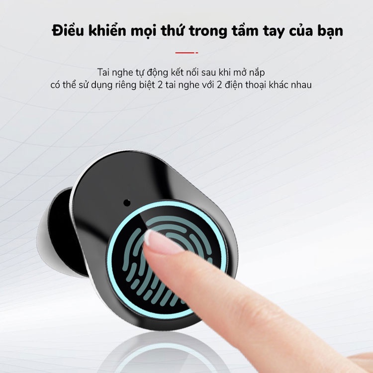 Tai nghe Bluetooth G02 Pro-TWS tích hợp pin dự phòng 3350mAh