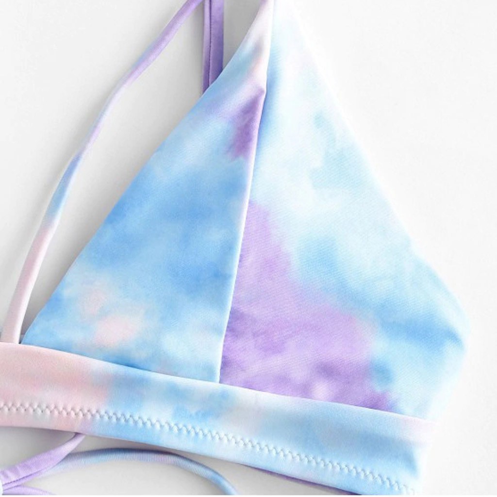 Bộ đồ bơi 2 mảnh lưng cao phối dây gợi cảm dành cho nữ | BigBuy360 - bigbuy360.vn