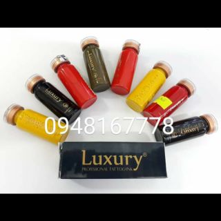 [ RẺ NHẤT SHOPEE] Mực xăm luxury . Xuất xứ: Đức . Chính hãng đầy đủ các màu.  Màu môi -mày - mí đa dạng dễ làm cho các t
