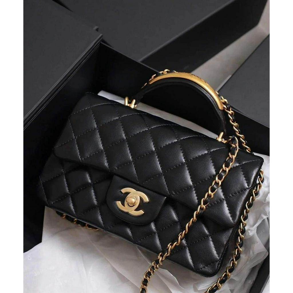 TÚI CHA NEO QUAI XÁCH KIM LOẠI SZ20 DA THẬT