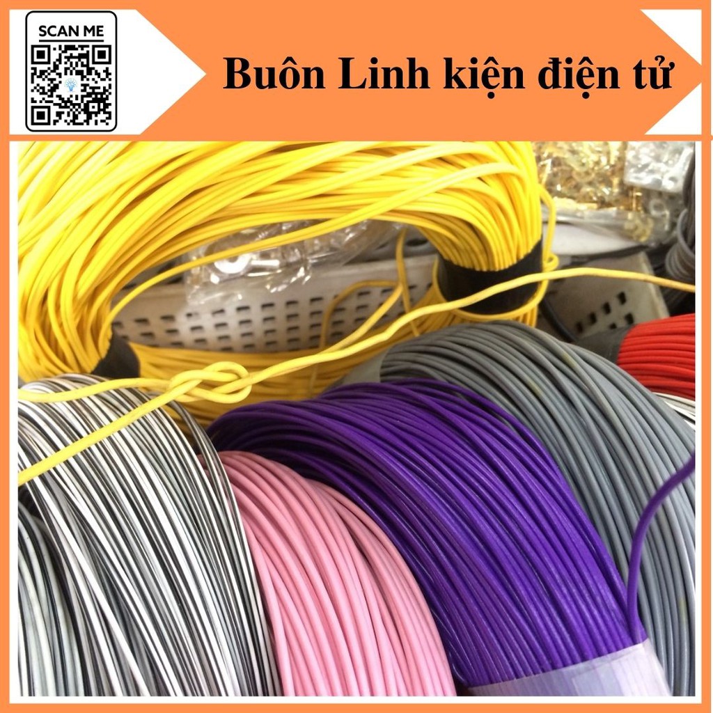 Dây Điện Nhật Lõi Đồng 0.3mm Chuyên Dùng Cho Ô Tô, Xe Máy, Chịu Nhiệt Chịu Ẩm Cao, 10m, 20m