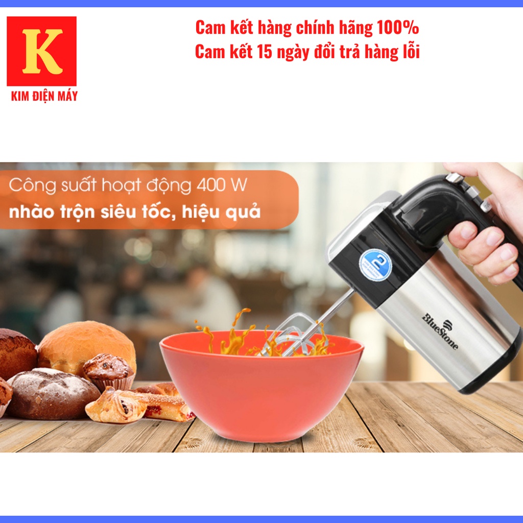 Máy đánh trứng Bluestone HMB-6338-công suất 400W tiết kiệm điện- bảo hành 24 tháng toàn quốc