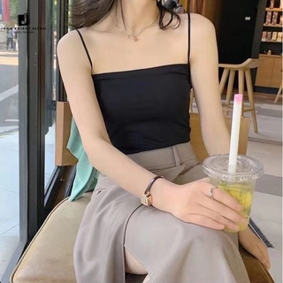 Áo Lót Ống Vải Cotton Có Đệm Ngực Thời Trang Hàn Quốc Quyến Rũ Cho Nữ