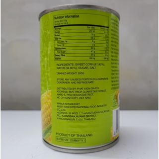 [Hộp 420g] BẮP HẠT ĐÓNG HỘP [Thailand] TASTE-T Whole Kernel Corn (halal) (pkg)