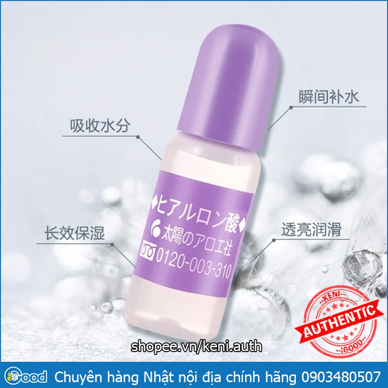 Tinh chất Serum cấp ẩm HA Hyaluronic Acid Taiyou No Aloe Nhật Bản 10ml