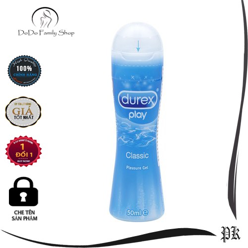 [ Cổ Điển ] Gel bôi trơn Durex play classic 50ml ( Giao Kín Đáo )