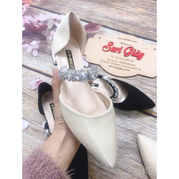 GIÀY BÚP BÊ QUAI KẾT ĐÁ CHẤT ĐẸP SIÊU ÊM CHÂN | H023