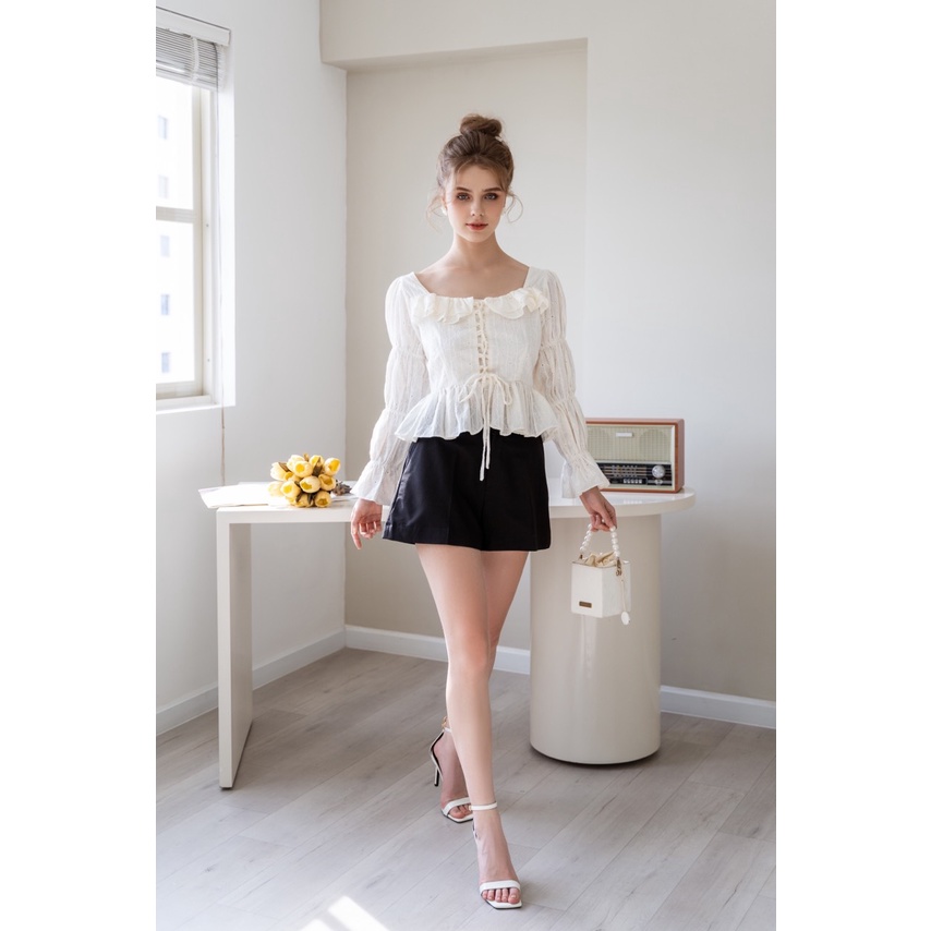 Dorie shirt + Black short