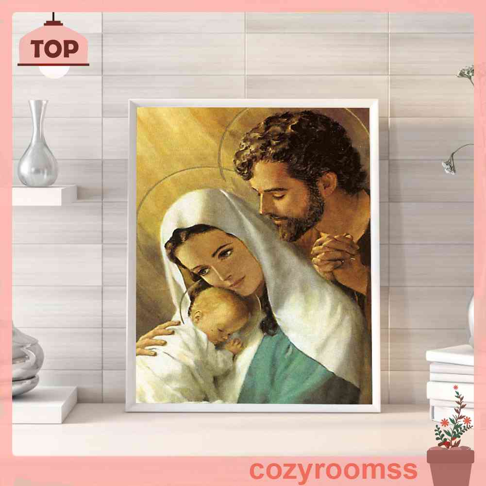Bộ Tranh Thêu Chữ Thập DIY 11CT Hình Trái Tim